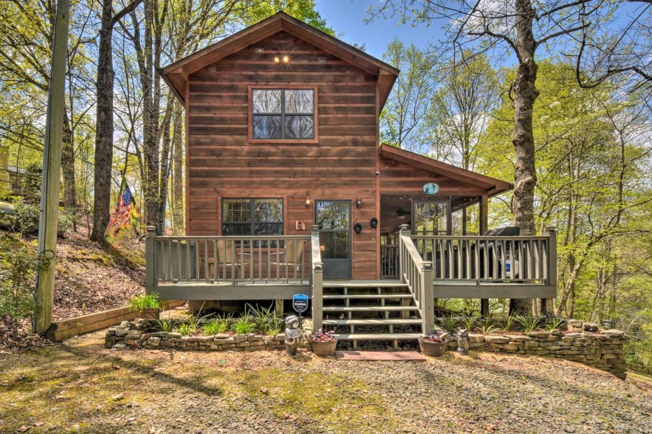 Cozy Hiawassee Cabin With Fire Pit And Mtn Views! Экстерьер фото