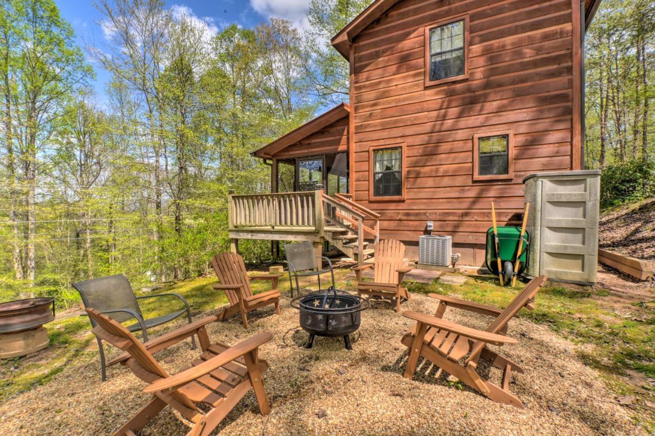 Cozy Hiawassee Cabin With Fire Pit And Mtn Views! Экстерьер фото